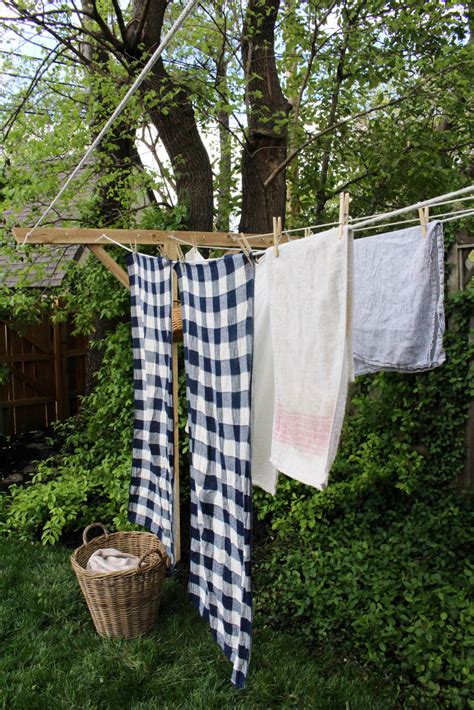 Line Drying Linens Reasons For Using A Clothesline Drying Tips