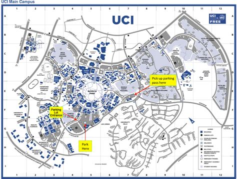 Uci Main Campus Map Zip Code Map