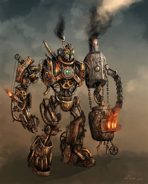 Steampunk Robot By Ziom05 On Deviantart