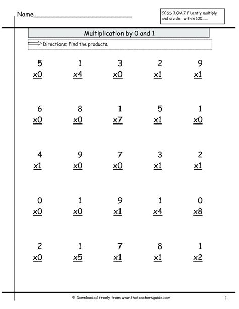 The Multiplying 1 To 126 A Math Worksheet From The Multiplication