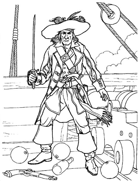 Pirates Of The Caribbean Coloring Pages To Download And Print For Free