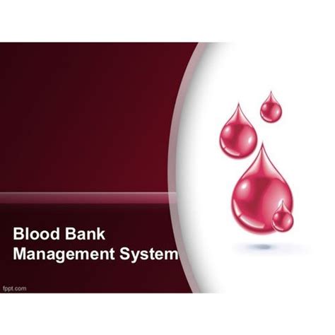 Blood Bank Management System In Pan India Rs 20000 Piece Epic