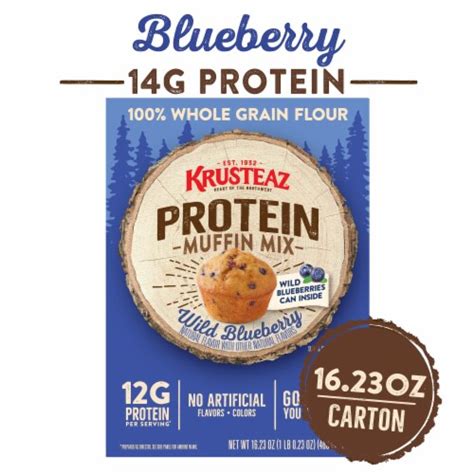 Krusteaz Protein Wild Blueberry Muffin Mix 1623 Oz Kroger