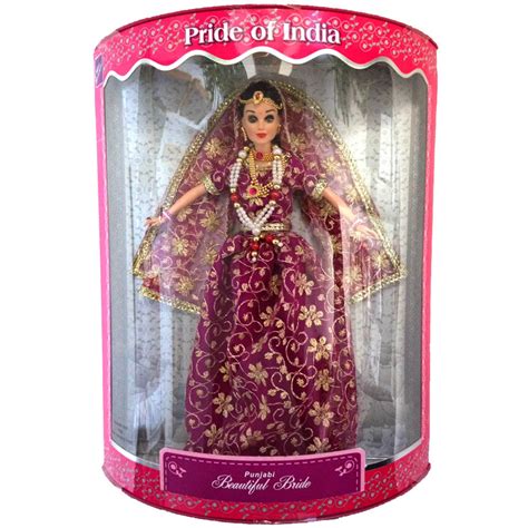 High Quality Bendable Barbie Doll In Traditional Indian Clothing Lehnga Choli