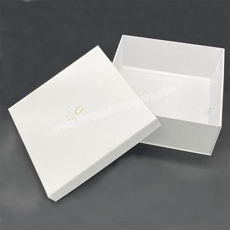 Custom Logo T Packaging Boxes With Logo Folding Cardboard Box With Lid