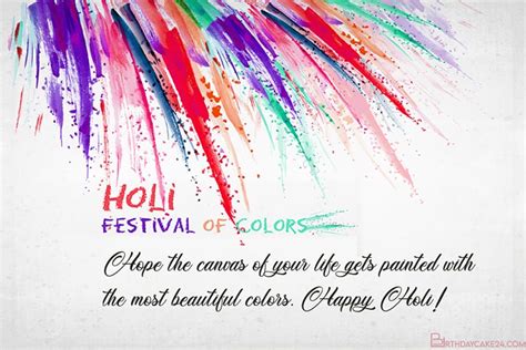 Write Your Wishes On Holi Greeting Card Making Online In 2020 Holi