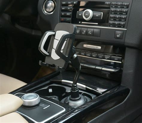 Universal Car Mount Adjustable Gooseneck Cup Holder Cradle For Cell