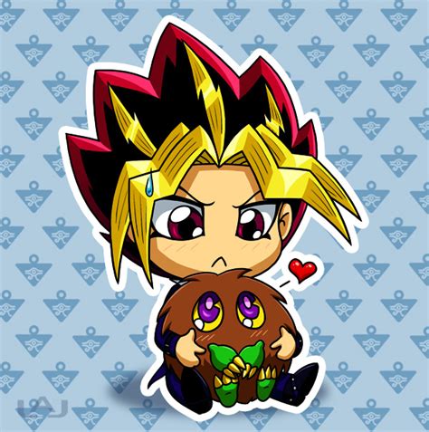 Yami Holding Kuriboh By Red Flare On Deviantart