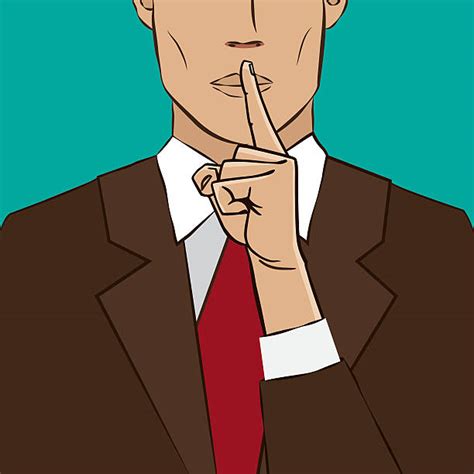 Man Shhh Illustrations Royalty Free Vector Graphics And Clip Art Istock