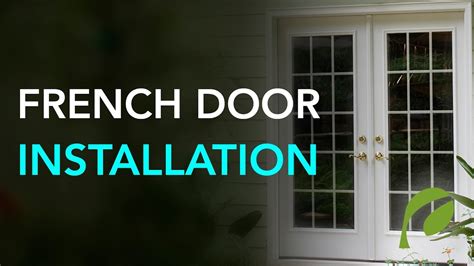 How To Install A Provia French Door Installation Part 2 Youtube