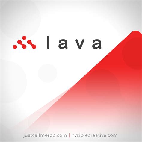 Lava Is The New Design By Rob This Design Consists Of Branding Mobile
