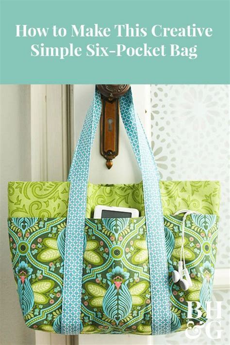 How To Make Your Own Simple Six Pocket Bag Beginner Sewing Projects