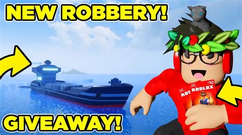 NEW JAILBREAK ROBBERY UPDATE ROBUX GIVEAWAY Roblox Jailbreak LIVE YouTube
