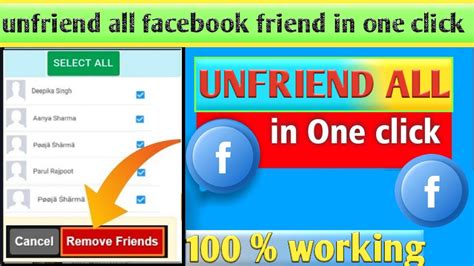 How To Unfriend All Friends On Facebook At Once 2022 Delete All