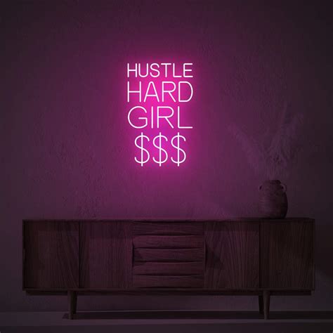 Free Download Vinyl Wall Art Decal Hustle Hard Girl 22 X 14 Trendy