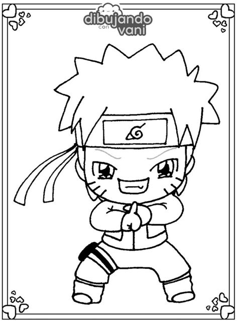 Dibujo De Naruto Para Imprimir Y Colorear Dibujando Con Vani