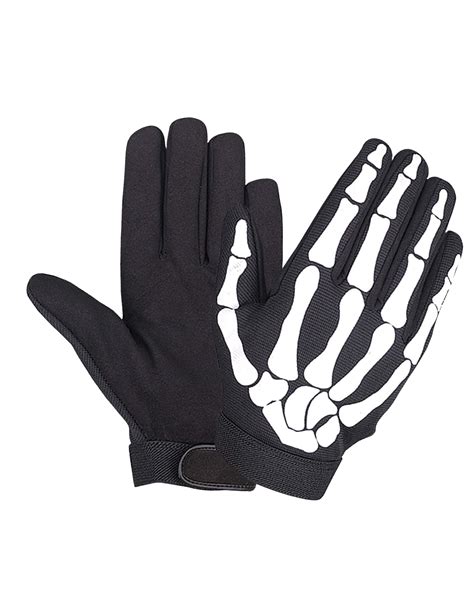Skeleton Fabric Gloves Open Road Boutique Of Leathersopen Road