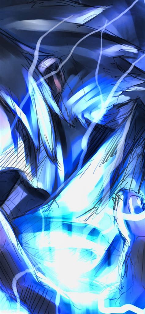 Download Sasuke Uchiha A Powerful Naruto Character With Blue Lightning