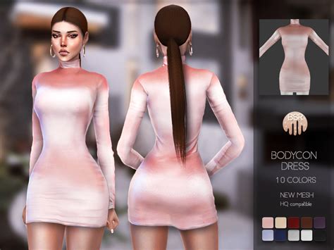 The Sims Resource Bodycon Dress BD118