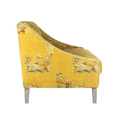 Baron Tufted Sofa Chinoiserie Velvet Sofas Furniture Products