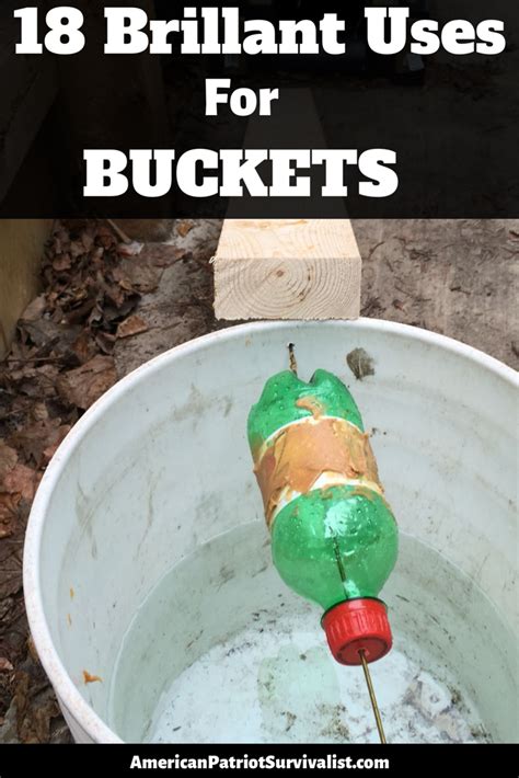 In A Long Term Disaster You Can Use Buckets For All Sorts Of Other