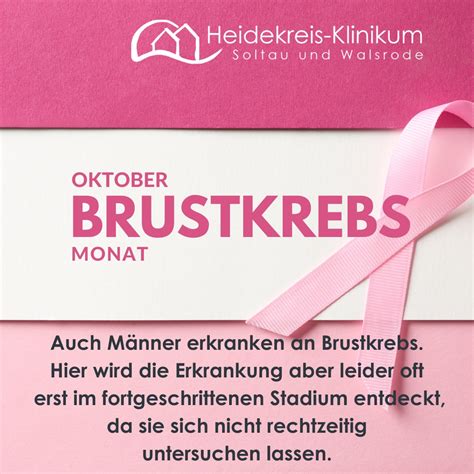 🎗️ Oktober Ist Der Brustkrebsmonat Heidekreis Klinikum