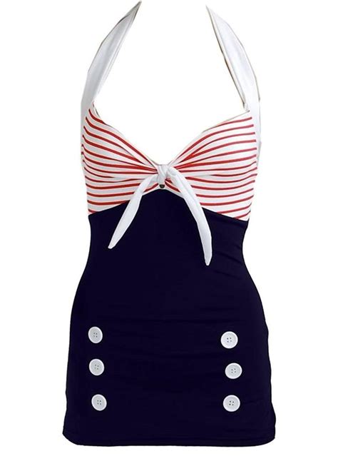 Womens Clothing Swimsuits And Cover Ups One Pieces Womens Stripe