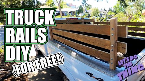 Diy Truck Rack Cargo Side Rails For Basically Free Youtube