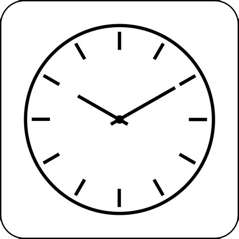 Clock Clipart Black And White Cliparts Co