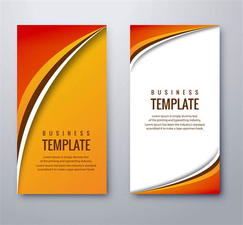 Download templates instantly in a variety of file formats. Abstract colorful wavy banners set template design 235327 ...