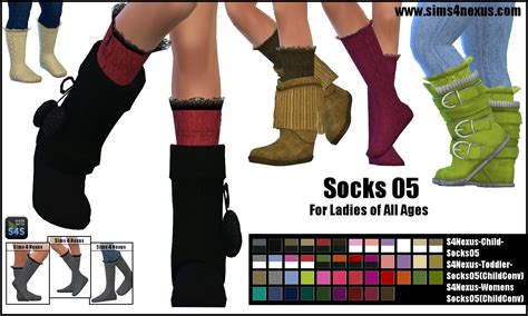 Socks 05 Original Content Sims 4 Nexus