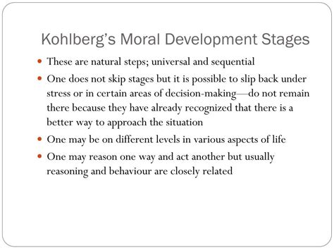 Ppt Kohlbergs Stages Of Moral Reasoning Powerpoint Presentation