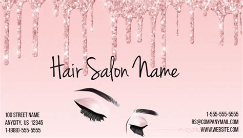 Hair salon business card | zazzle.com. Beauty Salon Business Card Template | PosterMyWall