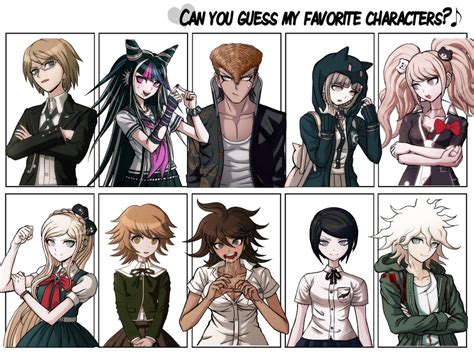 my favorite dangan ronpa characters by fullmoonrose7 on deviantart