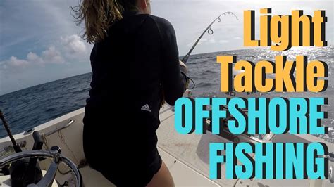 South Florida Fishing Girl Light Tackle Offshore Fishing Youtube