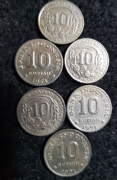 Jual Uang koin 10 rupiah 1971 kancing - Jakarta Utara - catin colection