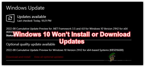 Fix Windows 10 Wont Install Or Download Updates