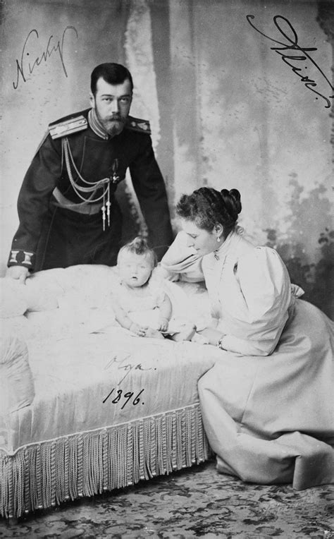 Tsar Nicholas Ii Empress Alexandra Feodorovna And Grand Duchess Olga