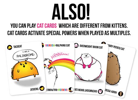 Exploding kittens is a fun card game for anyone with a cheeky sense of humor who enjoys relying on both luck and strategy to defeat opponents. Exploding Kittens by Elan Lee — Kickstarter