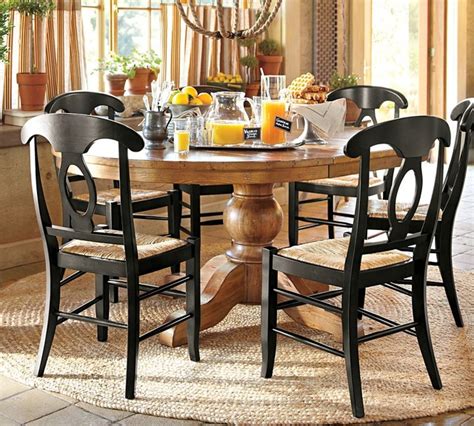 When i opened the pottery barn catalog a few weeks ago my jaw dropped. Sumner Extending Pedestal Dining Table - Traditional ...