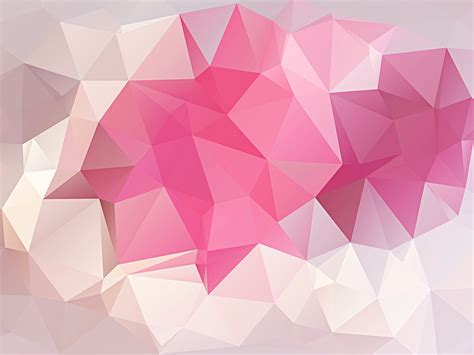 Pink And White Geometric Wallpaper Minimalism Hd Wallpaper Wallpaper