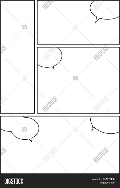 Comic Storyboard Vector And Photo Free Trial Bigstock