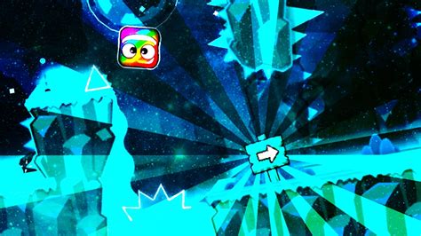 Geometry Dash - 'Ice Fingerdash' 100% Complete (All 10 Coins) - YouTube