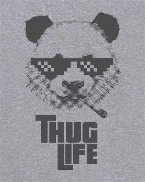 Buy Thug Life For Men Grey Online At Bewakoof