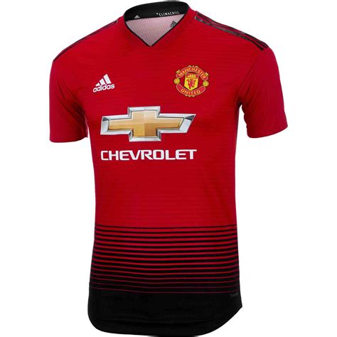 Adidas Manchester United Home Authentic Jersey 2018 19 Soccerpro