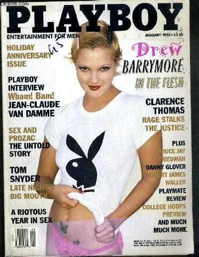 Playboy Volume 42 N°1 January 1995 Drew Barrymore In The Flesh