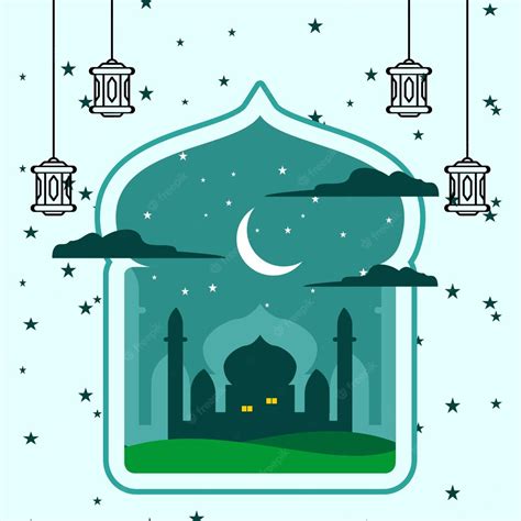 Premium Vector Vector Islamic Ramadan Kareem Illustration