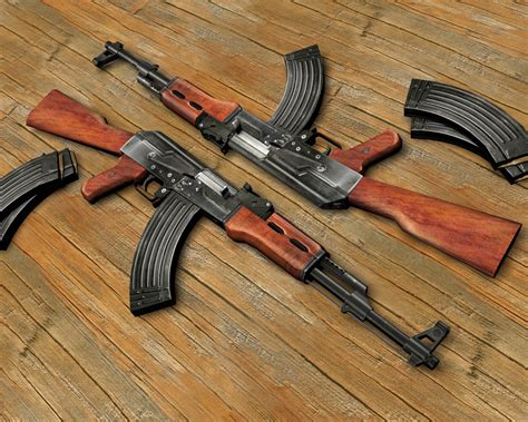 Guns And Ammo Ak 47 Russian Ak 47 Kalashinkov Gold Ak 47