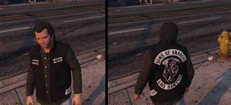 Sons Of Anarchy Jacket For Michael Gta5