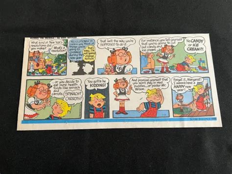 21 Dennis The Menace By Hank Ketcham Lot Of 44 Sunday Third Page